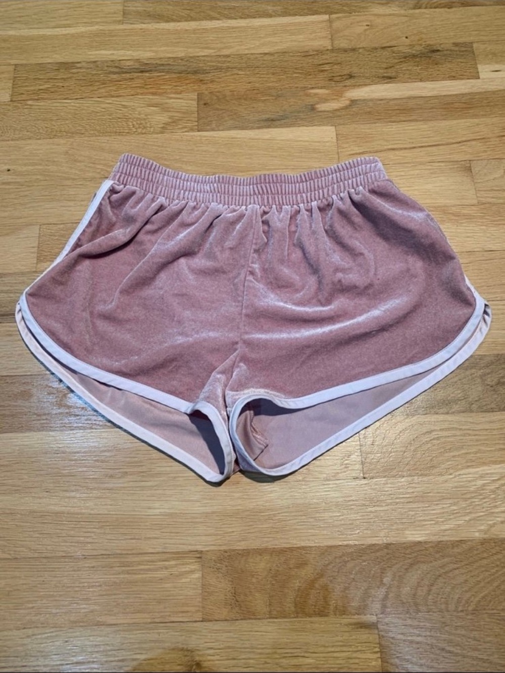 Forever 21 Rose Pink Velour Athletic Shorts